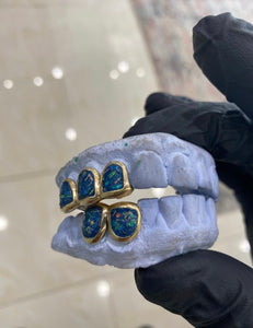 Atown Grillz "Blue Opal Look" Grill
