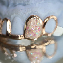 Load image into Gallery viewer, Atown Grillz Rose Gold &quot;Pink Cream&quot; Opal